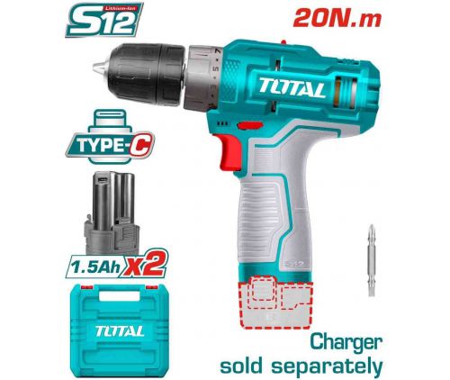 Máy khoan pin Lithiumion 12V (không kèm sạc)